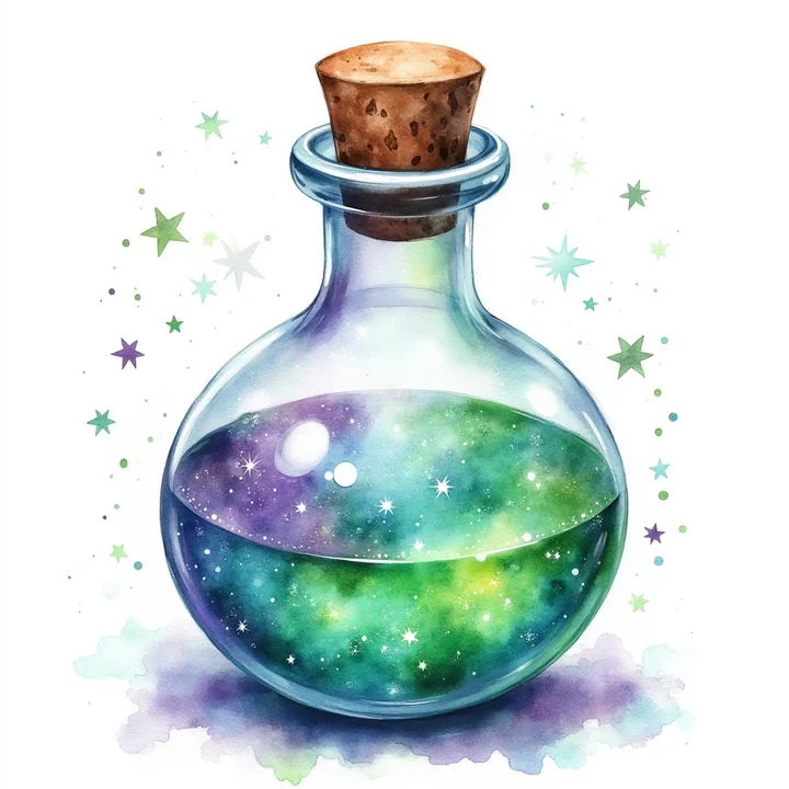 Kosmisches Fläschchen